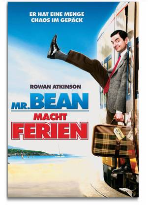 Hollywood Movie Wall Poster - Mr. Bean - Large Size Poster - HD Quality - 36 inches x 24 inches (92 cms x 61 cms) Fine Art Print