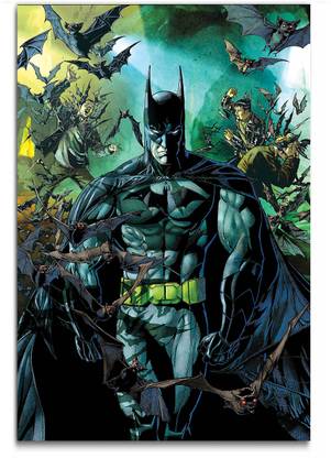 Batman Wall Poster - Batman - Fan Art - Large Size Poster - HD Quality - 36 inches x 24 inches (92 cms x 61 cms) Fine Art Print