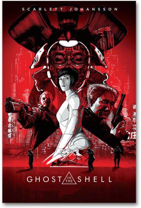 Hollywood Movie Wall Poster - Ghost in the Shell - HD Quality Poster. Paper Print