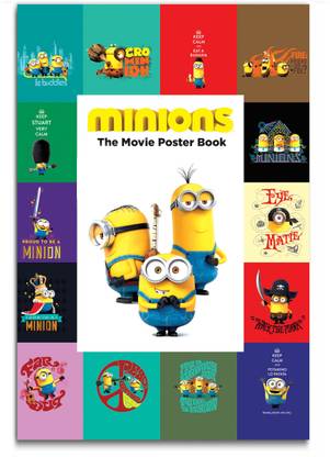 Minions Wall Poster - Minions Movie Poster - Large Size Poster - HD Quality - 36 inches x 24 inches (92 cms x 61 cms) Fine Art Print