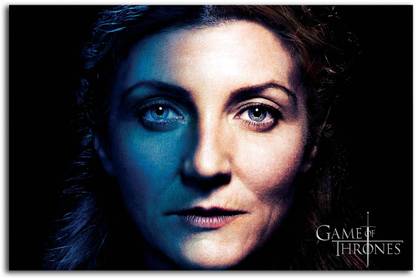 Game Of Throne Wall Poster - Catelyn Stark - House of Stark - Large Size Poster - HD Quality - 36 inches x 24 inches (92 cms x 61 cms) Fine Art Print