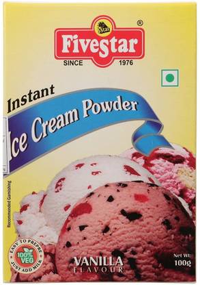 5 Star Mix Vanilla Ice-Cream Mix 100g each Pack of 4 400 g