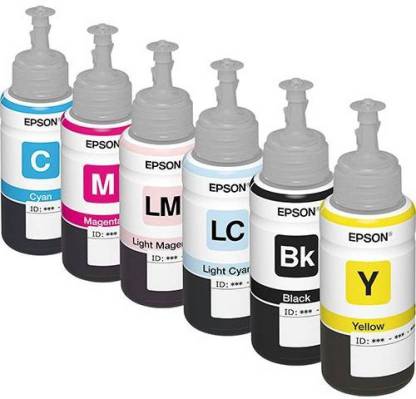 Epson L800 Black + Tri Color Combo Pack Ink Cartridge