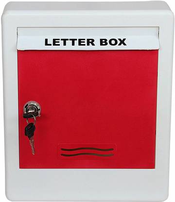 Lepose ABS Plastic Letter Box Wall Mounted Mailbox
