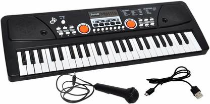 Bestie Toys Electronic 49 key Piano Keyboard with MP3 Player, microphone, AUX, DC Power, Recording, MIC