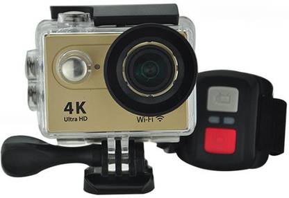 OWO H9R Gold New 4K Ultra HD 2.4G Remote WiFi 170 Degree Wide Angles Sports and Action Camera