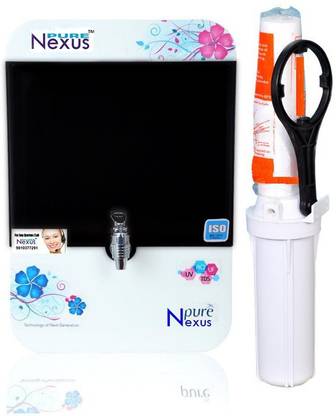 nexus pure LED LIGHT ADVANCED COPPER + ALKALINE 10 L RO + UV + UF + TDS Water Purifier