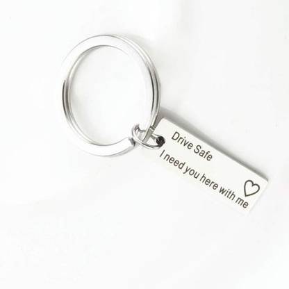 sky enterprises Drive Safe messag keychain Key Chain