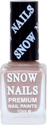 Snow Nails Nail Polish Gold Beidge
