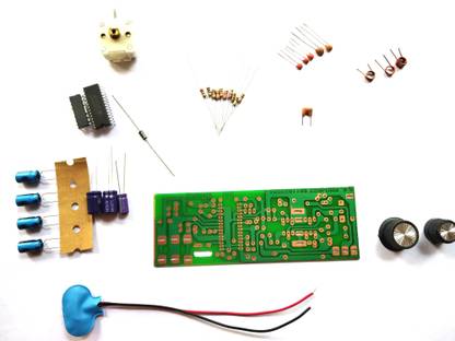 ESP FM Receiver Circuit Kit, 9 V Battery FM circuit Kit with Amplifier, 9 V FM Circuit Radio Kit, FM Radio Kit Electronic Components Electronic Hobby Kit