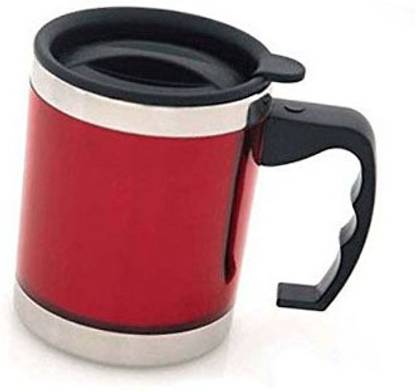 LIFEMUSIC insulated Hot and Cold Tea Coffee mug With Lid, Spill Proof Cap For Friends Brother Sister Serving Designer Tea Coffee Cups, MILK CUP Stainless Steel insulated mug for your family and friends Stainless Steel Coffee Mug