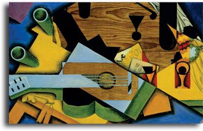 PIXELARTZ Canvas Painting - Cubist Still Life - Juan Gris (12 X 8) - Without Frame Digital Reprint 8 inch x 12 inch Painting