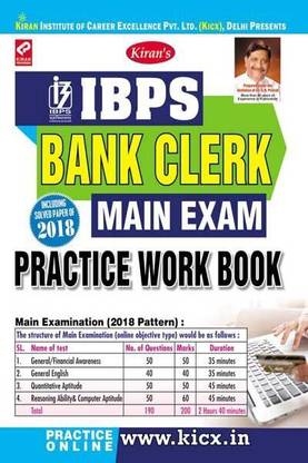 IBPS Bank Clerk Main Exam Practice Work Book English