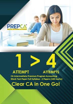 CA Intermediate Premium Program Cost And Management Accounting Mock Test Paper Full Syllabus - 2 Papers (100 Marks)