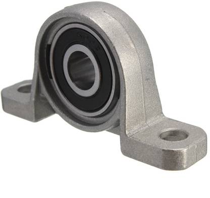 INVENTO 2Pcs P000 10mm Self Aligning Flange Pillow Block Ball Bearing Wheel Bearing