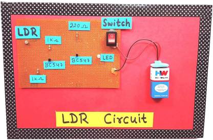 ESP LDR Circuit Science Project for Schools, LDR Educational Electronic Hobby Kit