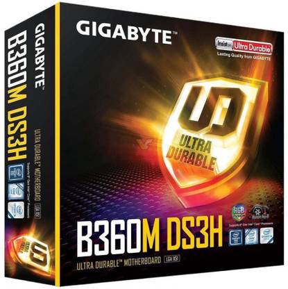 GIGABYTE B360M DS3H LGA1151Socket Micro-ATX Intel B360 Chipset DDR4 Motherboard for Desktop
