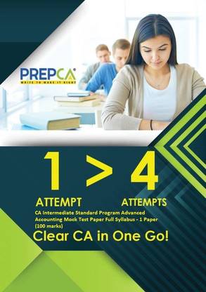 CA Intermediate Standard Program Advanced Accounting Mock Test Paper Full Syllabus - 1 Paper (100 Marks)