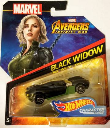 HOT WHEELS Character Cars Marvel Avengers Infinity War Black Widow