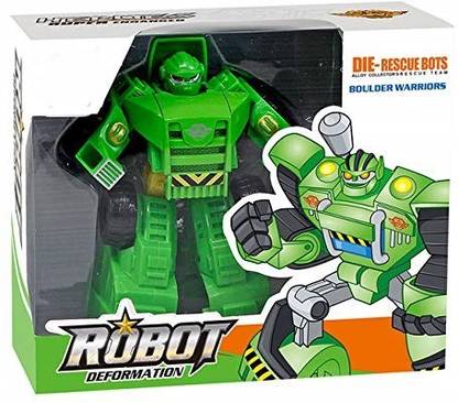 Montez Deformation Robot To Dumper Truck Transformer Toy (Green)