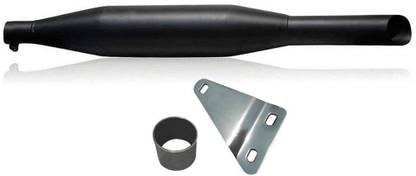 Dhe Best Red rooster/Redrooster Full Black Glasswool/Filter Exhaust Silencer Royal Enfield Classic Royal Enfield Classic Full Exhaust System