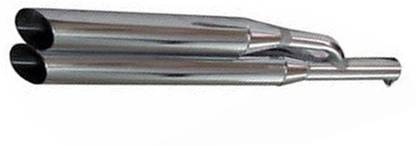 Supremechoice Dual / Double Free Flow Exhaust silencer Royal Enfield Classic 500 Full Exhaust System