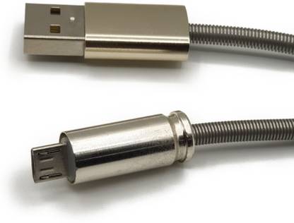 S2S Reversible Micro USB 63 m Quick Charge Metal Spring USB Data Line Cord