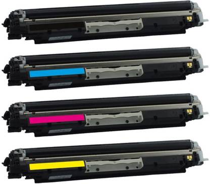 SPS 126A / CE310A / CE311A / CE312A / CE313A BLACK Black + Tri Color Combo Pack Ink Toner