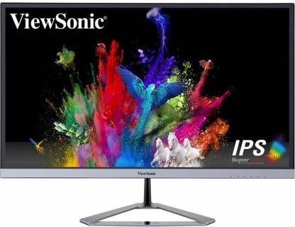 ViewSonic 68.58 cm (27 inch) Full HD IPS Panel Monitor (VX2776-SMHD)