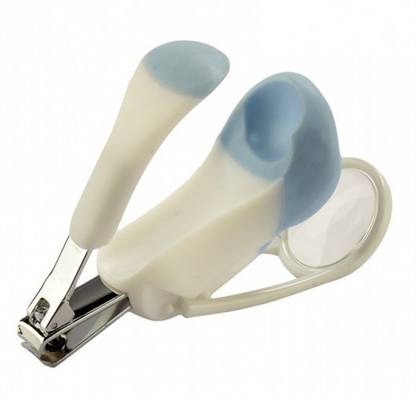 MeeMee Deluxe Nail Clipper with Magnifier Blue