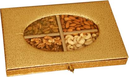 Innovative Golden Mix Dry Fruit Gift Box Assorted Nuts