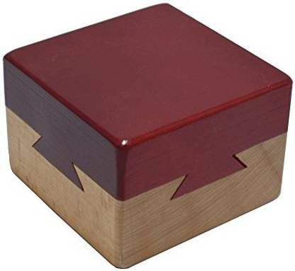 Genrc Secret Puzzle Box Brain Teaser Games Wooden Magic Drawers Hidden Diamond Jewelry Cash Gift Magic Box