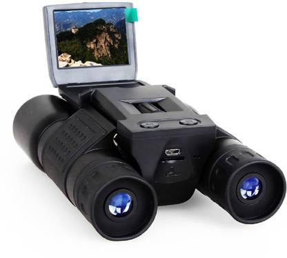 COMET 2 in 1 Portable 12x32 Digital Camera Binoculars with 2" LCD Display & Video Photo Recorder Functions Digital Binoculars