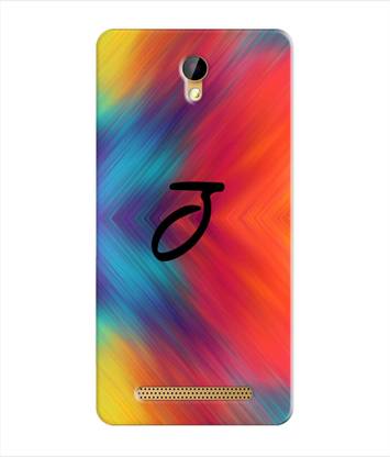 pinaaki Back Cover for Celkon UFeel 4G - Alphabet J