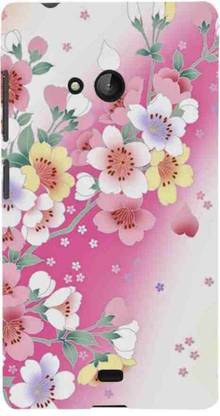 Jax Mart Back Cover for Microsoft Lumia N540 Beautiful Flower Design Theme