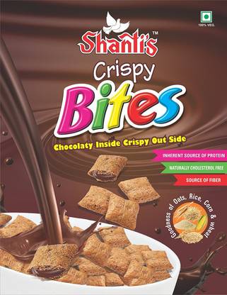 shanti's Crispy Bites 125 Gm Box combo Box