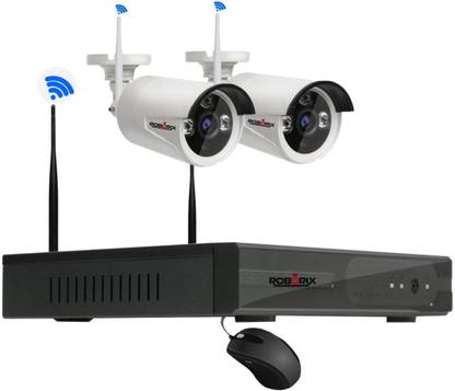 ROBORIX 2 Camera (2MP,1080P)Wireless WiFi CCTV Security kit Security Camera