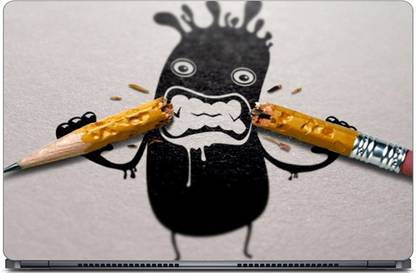 Gallery 83 ® Broken Pencil By Anime Anger Exclusive High Quality Laptop Decal, laptop skin sticker 15.6 inch (15 x 10) Inch G83_skin_0670new Vinyl Laptop Skin Compatible for 15.6 inch