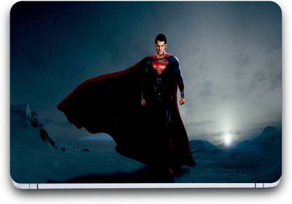 i-Birds ® super man logo Exclusive High Quality Laptop Decal, laptop skin sticker 15.6 inch (15 x 10) Inch iB-5K_skin_3981 Vinyl Laptop Decal 15.6