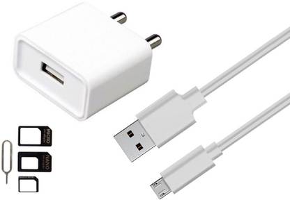 StuffHoods Wall Charger Accessory Combo for Motorola Moto E3 Power Motorola Moto Z Play Motorola Moto E3 Motorola Moto G4 Plus Motorola Moto G4 Motorola Moto G4 Play Motorola Moto G Turbo Edition Motorola Moto X Force Motorola Droid Turbo 2 Motorola Droid Maxx 2 Motorola Moto X Style Motorola Moto X Play Dual SIM Motorola Moto X Play Motorola Moto G Dual SIM (3rd gen) Charger Original Adapter Like Mobile Charger | Power Adapter | Wall Charger | Fast Charger | Android Smartphone Charger | Battery Charger | Hi Speed Travel Charger With 1 Meter Micro USB Cable Charging Cable Data Cable And SIM Adapter