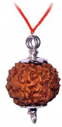 kartik gems 14 face rudraksha ( 14 mukhi ) 100% original with lab certification Silver Silver Pendant