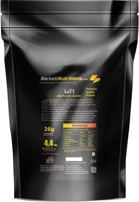 Barbell Nutritions.com MPI (Milk Protein Isolate) Micellar Casein+Whey Isolate Protein Blends