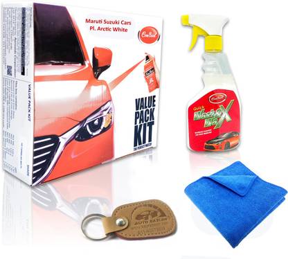 Com Paint Com-Paint Scratch Remover Car Care Value pack kit for Maruti Suzuki Cars - Pl. Arctic White Combo