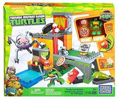 Mega Bloks Teenage Mutant Ninja Turtles Half-Shell Heroes Turtle Lair Battle