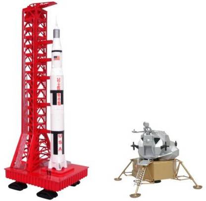 Aoshima Apollo Saturn Rocket And Lunar Module Model Kit