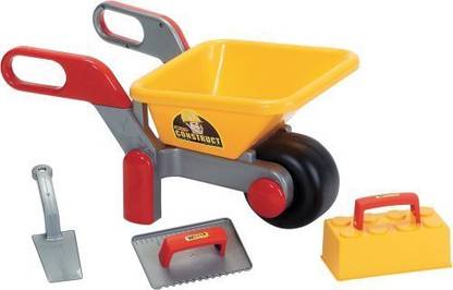 Polesie Wader Construct Building Filled Wheelbarrow Toy By Wader