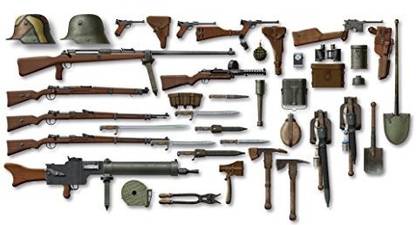 Icm Models Wwi German Infantry Weapons And Equipments Kit