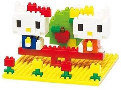 Genrc Loz Diamond Blocks Nanoblock Building Block Hello Kitty & Mimyi Good Friend Park