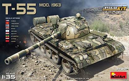 MiniArt Plastic Soviet T-55 Mod. 1963 Interior Kit Miniatures Series 1/35 37018 Series: Military Miniatures Plastic Model Building Armor