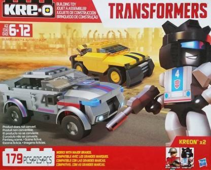 Genrc Kre-O Transformers Bumblebee And Autobot Jazz Building Toy
